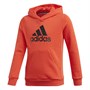 adidas Junior Must Haves Badge Of Sport Hoodie Hi-Res Red/Black