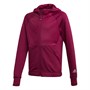 adidas Junior Cold.Rdy Full Zip Hoodie Power Berry/Metallic Silver