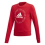 adidas Mädchen Bold Sweatshirt Rot