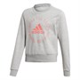 adidas Mädchen Bold Logo Sweatshirt Grau