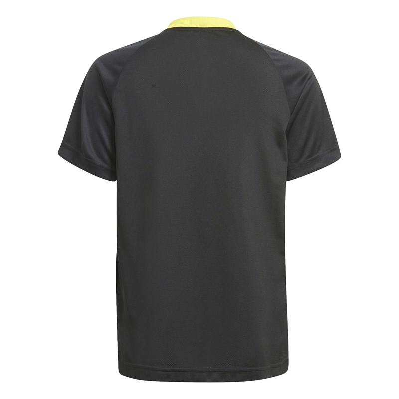 adidas Chłopięce Predator AEROREADY Sweter z Dzianiny z Krótkim Rękawem Czarny