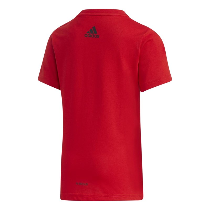 adidas Jungen Badge Of Sport Aeroready T-Shirt Rot