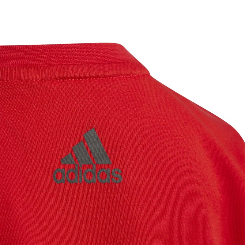adidas Jungen Badge Of Sport Aeroready T-Shirt Rot