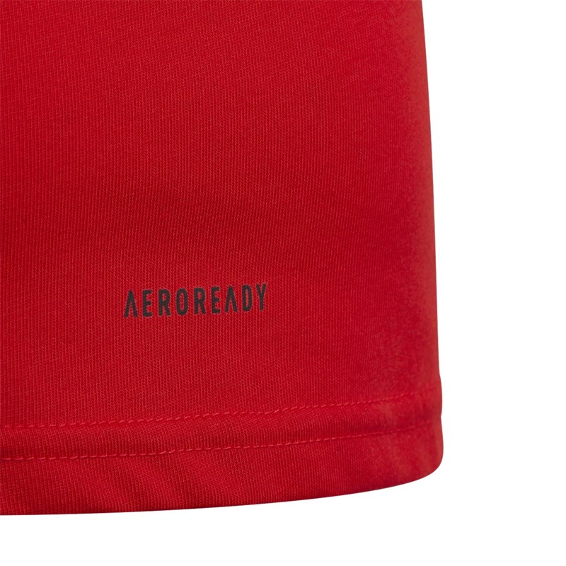 adidas Jungen Badge Of Sport Aeroready T-Shirt Rot