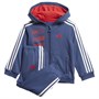 adidas Jungen Infant 3-Stripes Logo Jogger Set Jogginganzug Blau