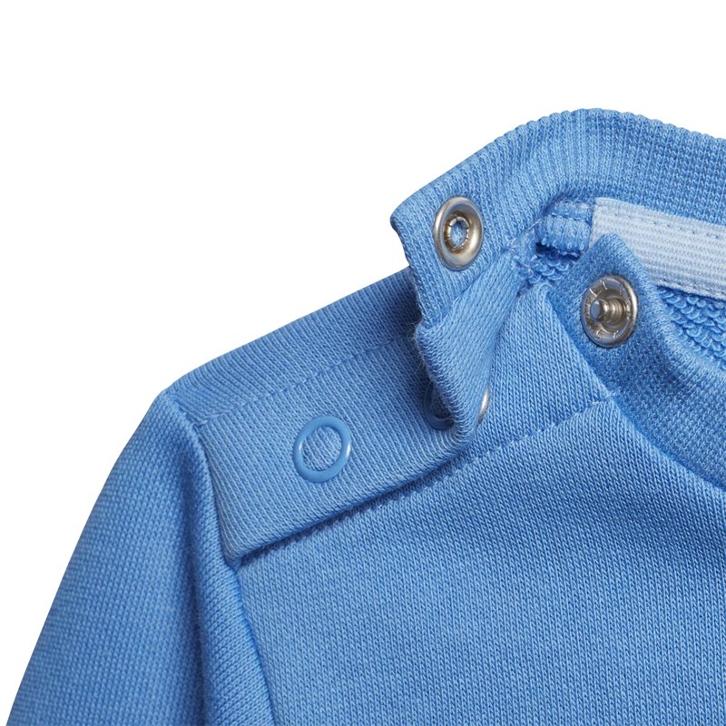 adidas Infant Must Haves 3-Stripes Logo Joggers Set Lucid Blue/White