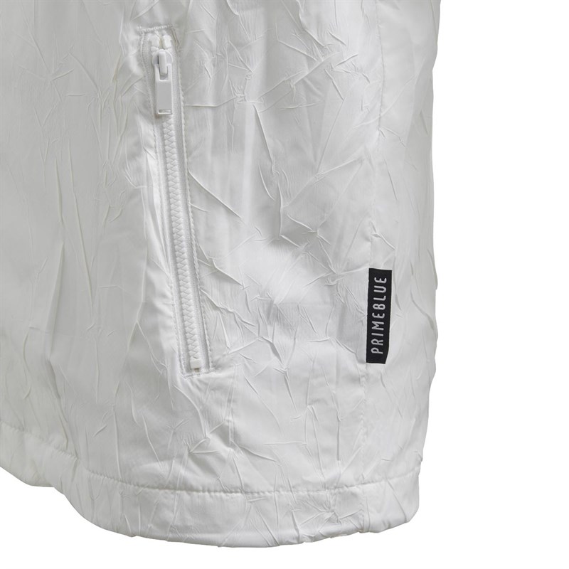 adidas Jungen W.N.D. Primeblue Performance Jacke Weiß