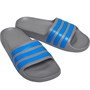 adidas Junior adilette Slides Grey Three/True Blue/Grey Three