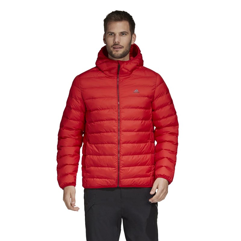 adidas Herrer Dunjakke Rød