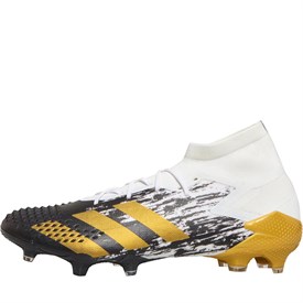 Black and 2025 gold predator boots