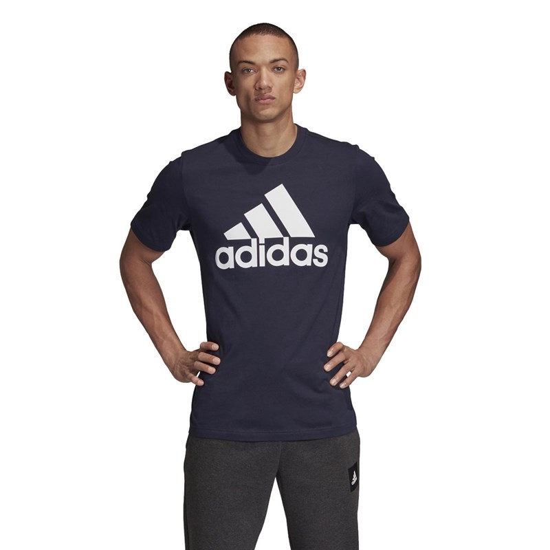 adidas Męskie Must Haves Badge Of Sport T-Shirt Niebieski
