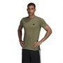 adidas Mens Designed To Move Motion T-Shirt Legend Green/Black