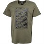 adidas Mens Box Repeat Logo T-Shirt Legend Green