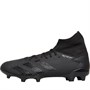 adidas Mens Predator 20.3 FG Firm Ground Football Boots Core Black/Core Black/Solar Green