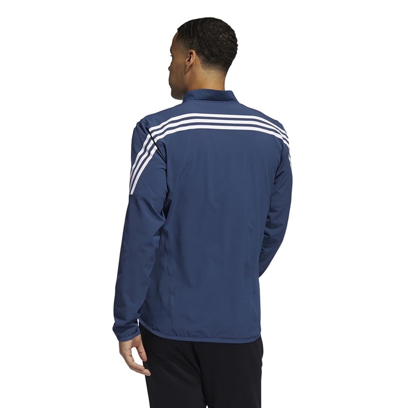 adidas Heren Aeroready 3-Stripes T-Shirt Blauw