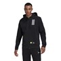 adidas Herren Overlay Full-Zip Training Top Schwarz