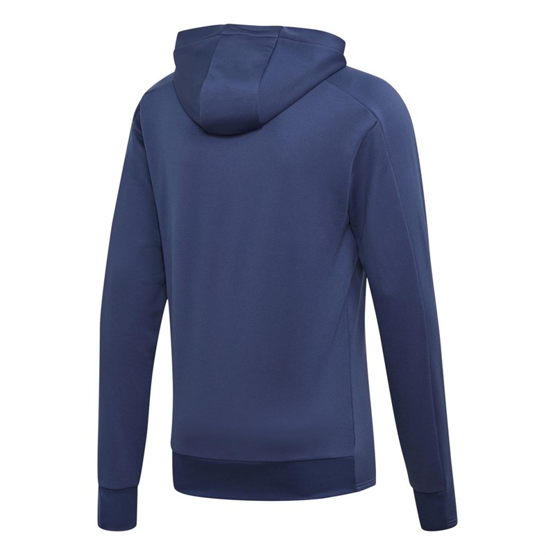 adidas Mens AFC ARsenal 1/2 Zip Training Hoodie Tech Indigo