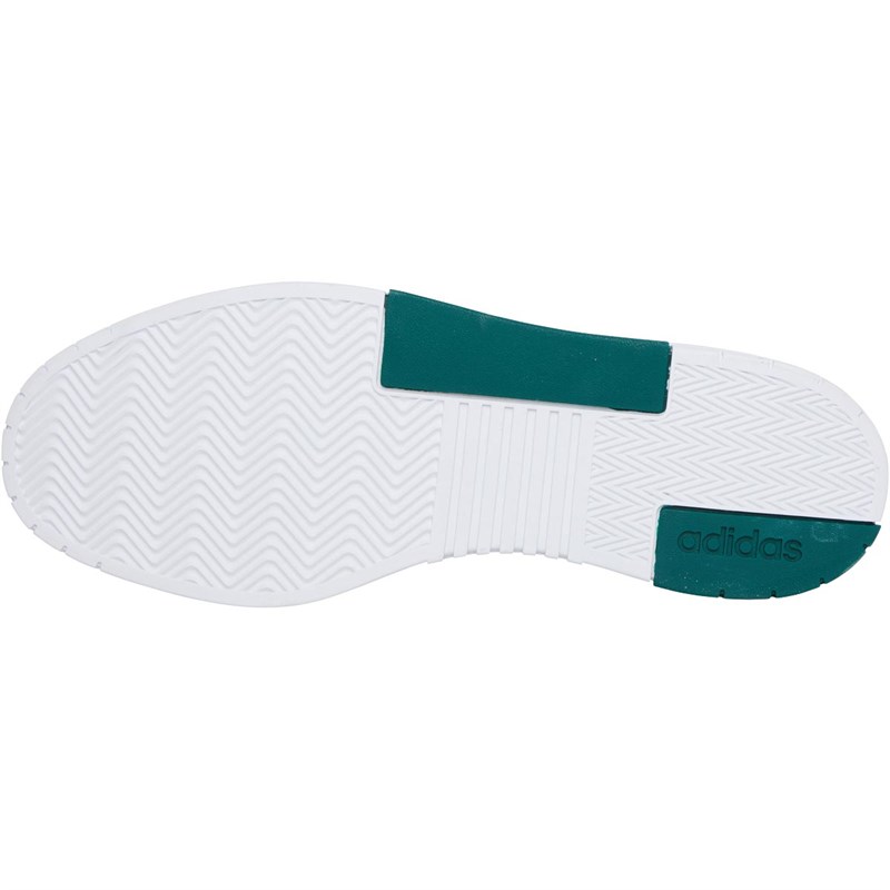 adidas Mens Courtmaster Trainers Cloth White/Cloth White/Core Green