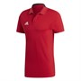 adidas Mens Condivo 18 Cotton Polo Shirt Power Red/Black/White