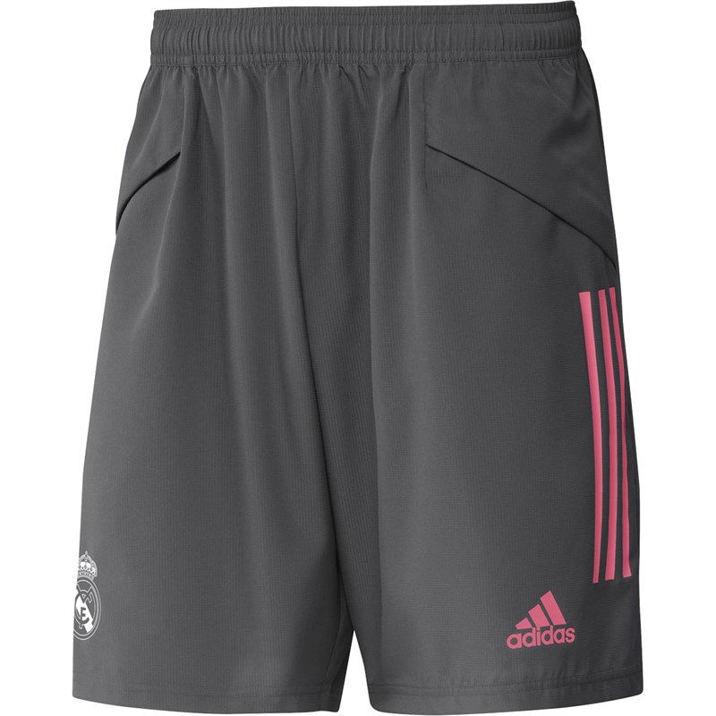 adidas Short de Foot RMCF Real Madrid Down Time Homme Gris