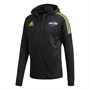 adidas Mens Hurricanes Hoodie Black/Yellow Zest