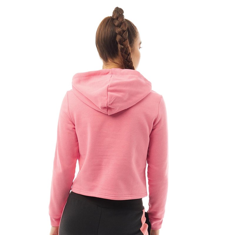 adidas Damen Essentials Kapuzenpullover Rosa