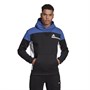 adidas Mens Z.N.E. Hoodie Black/Royal Blue