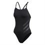adidas Damer Pro Big Stripe Badedragt Sort