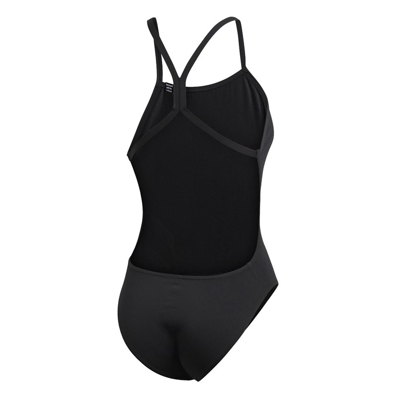 adidas Damer Pro Big Stripe Badedragt Sort