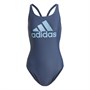 adidas Damer Big Logo Badedragt Blå