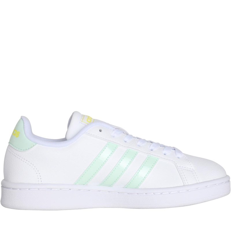 adidas ladies green trainers