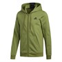 adidas Mens Sport Basketball Full Zip Hoodie Tech Olive