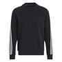 adidas Herren 3-Stripes Sweatshirt Schwarz