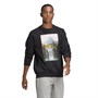 adidas Mens Mountain Graphic Sweatshirt Black