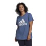 adidas Damen Must Haves Badge Of Sport (Plus Size) T-Shirt Blau