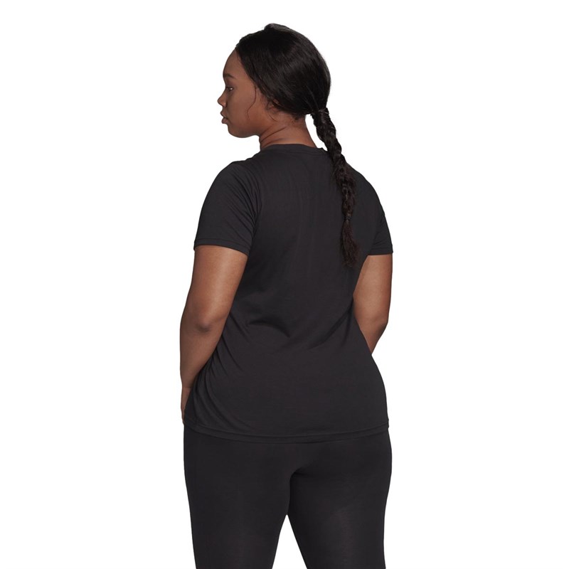 adidas Damskie Must Haves Badge Of Sport (Plus Size) T-Shirt Czarny