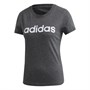 adidas Damen Essentials Linear T-Shirt Grau