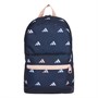 adidas Junior Repeat Logo Backpack Collegiate Navy/Glow Pink/White