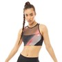 adidas Womens Unleash Confidence Sports Bra Top Black/White/Signal Pink/Black