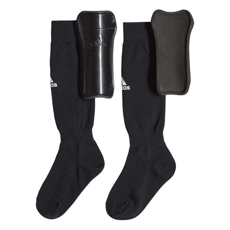 adidas Junior Socks Guard Shin Guard Black/White