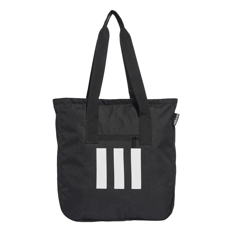 Buy adidas Womens 3 Stripes Tote Bag Black Black White