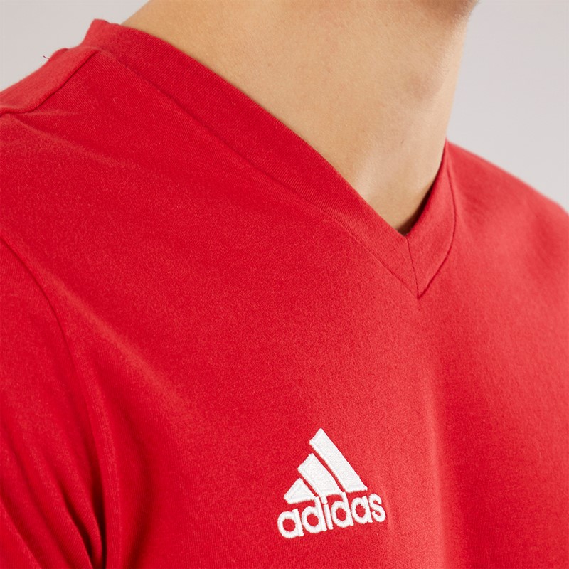adidas Mens Entrada 22 T-Shirt Team Power Red