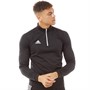 adidas Mens Entrada 22 1/4 Zip Training Top Black/White
