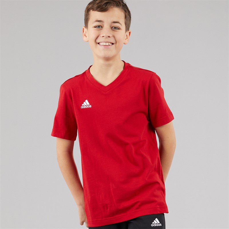 adidas Junior Entrada 22 Training T-Shirt Team Power Red