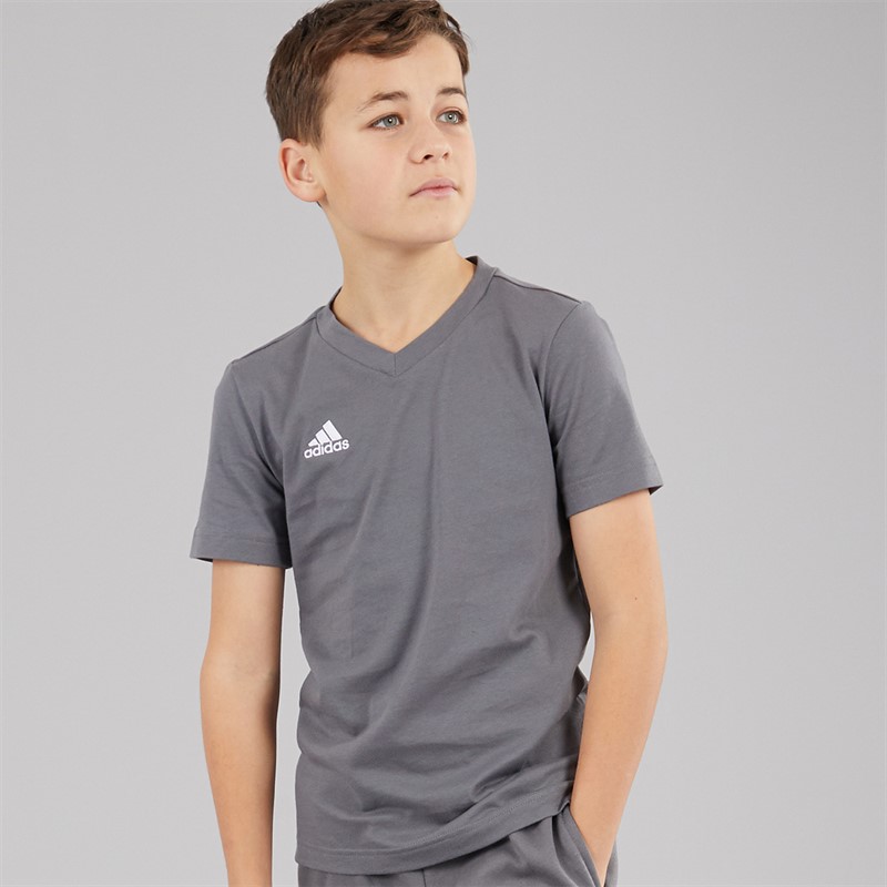 adidas Junior Entrada 22 Training T-Shirt Team Grey