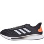 adidas Mens Galaxar Run Neutral Running Shoes Core Black/Silver Metallic/Solid Red