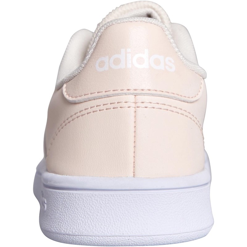 adidas Womens Grand Court Base Shoes Pink Tint/Footwear White/Dove Grey