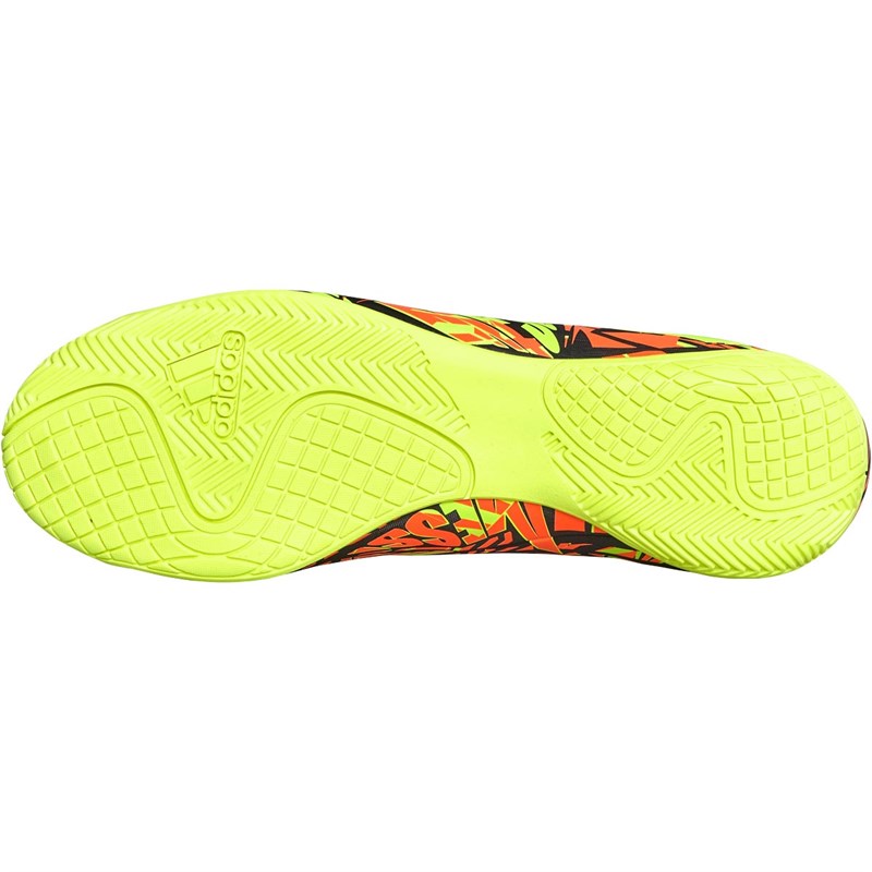 adidas Mens Nemeziz Messi .4 IN Indoor Football Boots Solid Red/Solar YelLow/Core Black