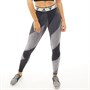 adidas Womens Alphaskin Graphic Long Tights Leggings Glow Grey/White