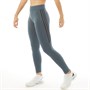 adidas Womens Alphaskin 3-Stripes Long Tights Leggings Legend Blue/Black